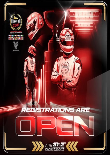 CHAMPION CUP KART 2025 - 30.31OTTOBRE 1.2. NOVEMBRE