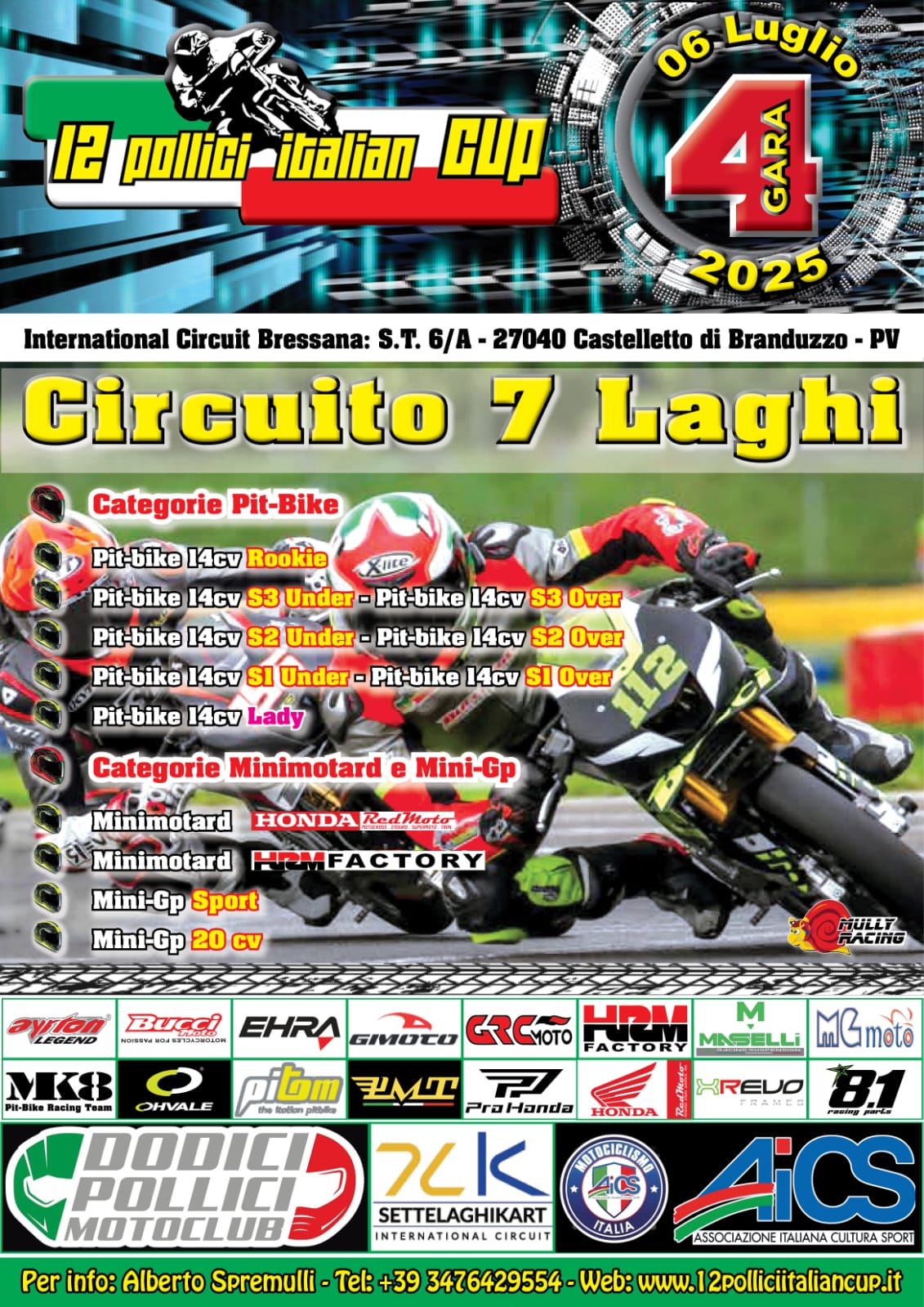 12 POLLICI ITALIAN CUP GARA 4 - 6 LUGLIO 2025