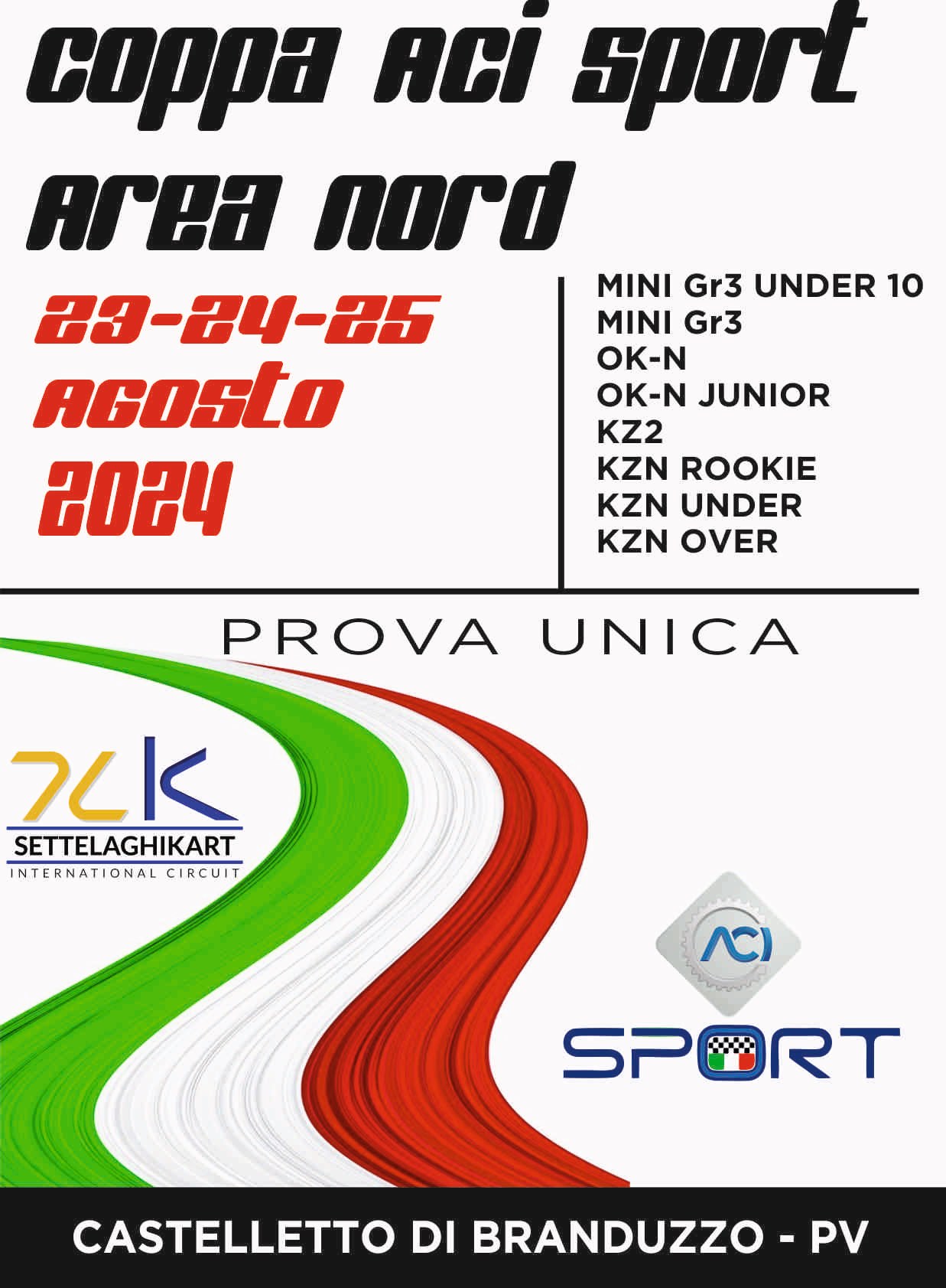 COPPA ACI SPORT AREA NORD 23.24.25 AGOSTO 2024